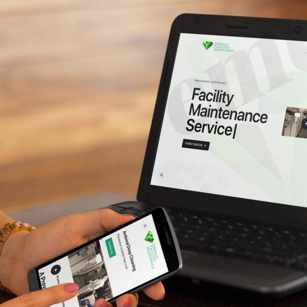 Emerald Facilities Maintenance Website by Lucent Dynamics Bournemouth