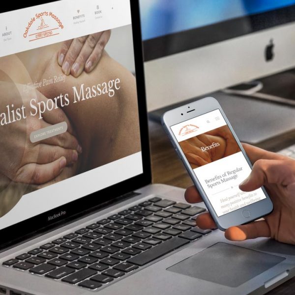 Oakdale Sports Massage Website Design by Lucent Dynamics Bournemouth