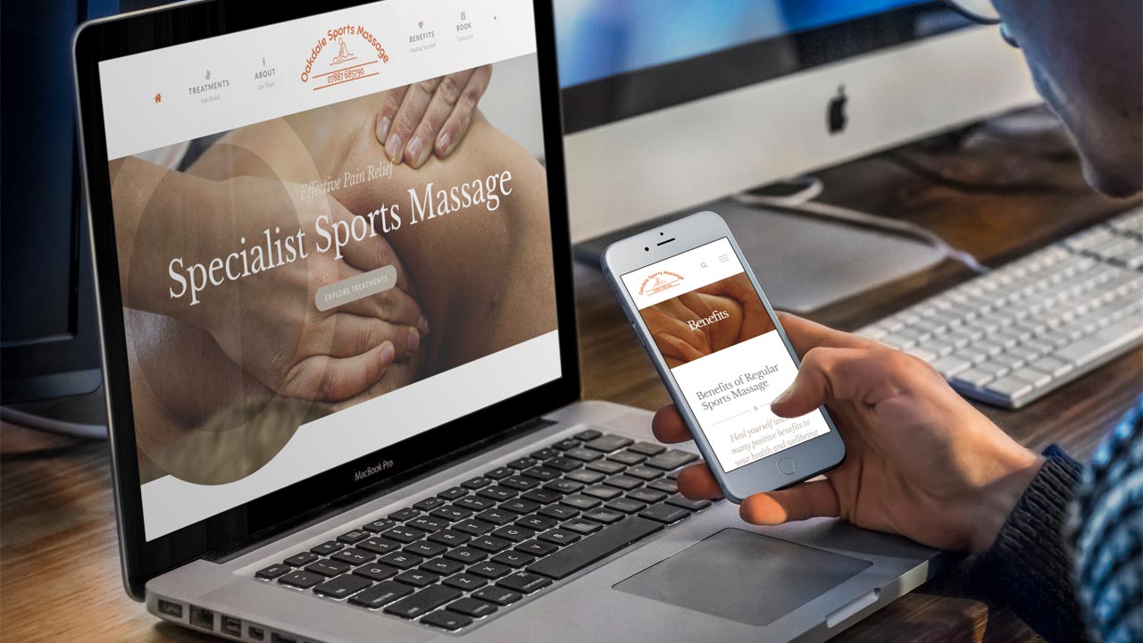 Oakdale Sports Massage website designed, built & maintained by Lucent